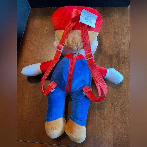 Backpack. Kid’s plush Mario. NWT - Picture 2 of 8
